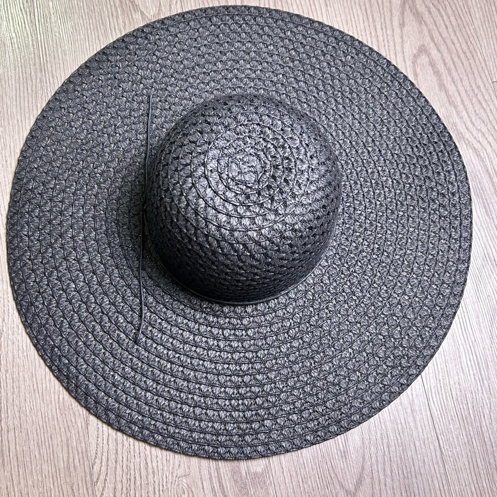 Women’s Straw Sun Hats Set of 3 Wide Brim Floppy Beach Boho Summer One Size - Picture 2 of 10